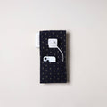 Black Handmade Cotton Mobile Charging Holder