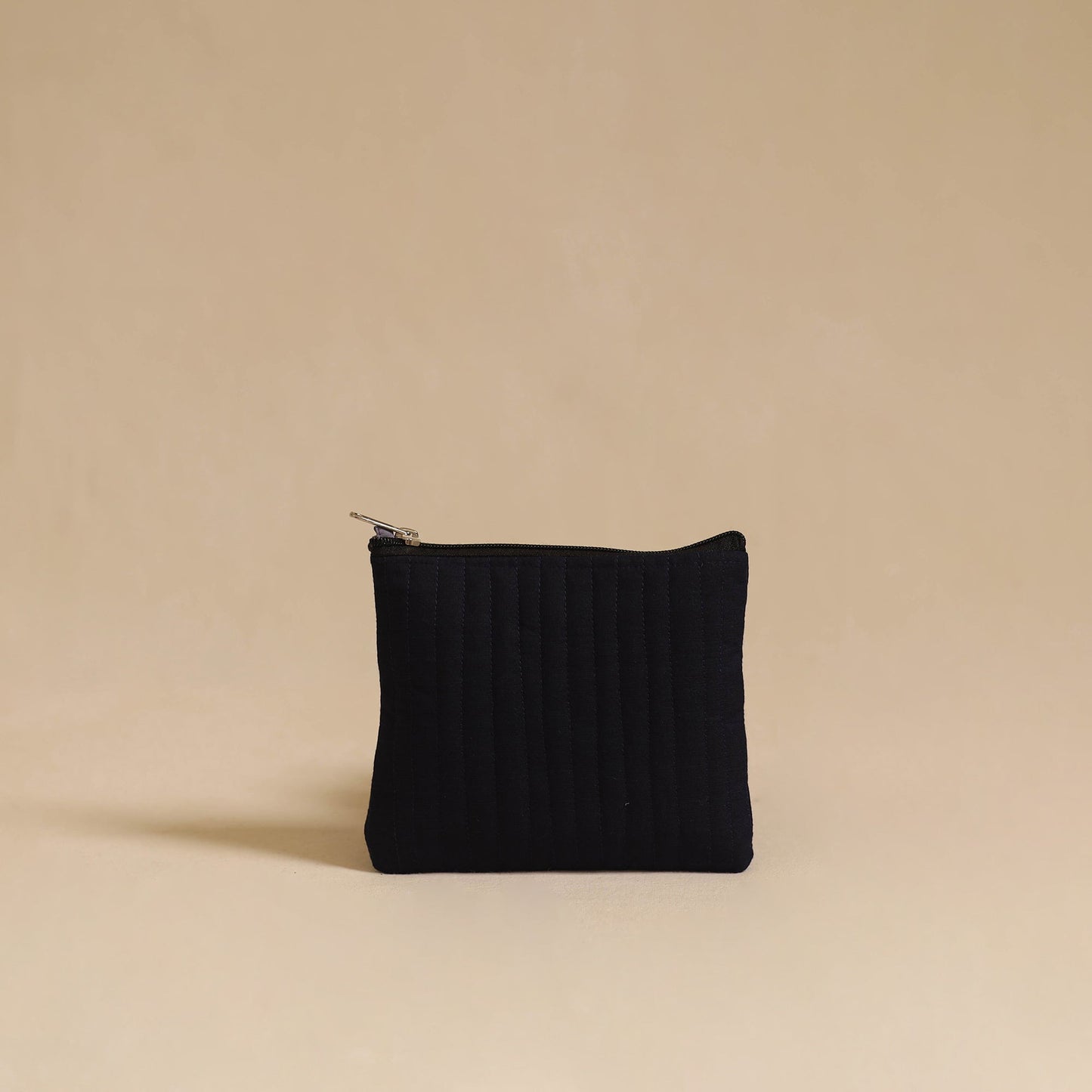 Black - handmade cotton multipurpose utility pouch (set