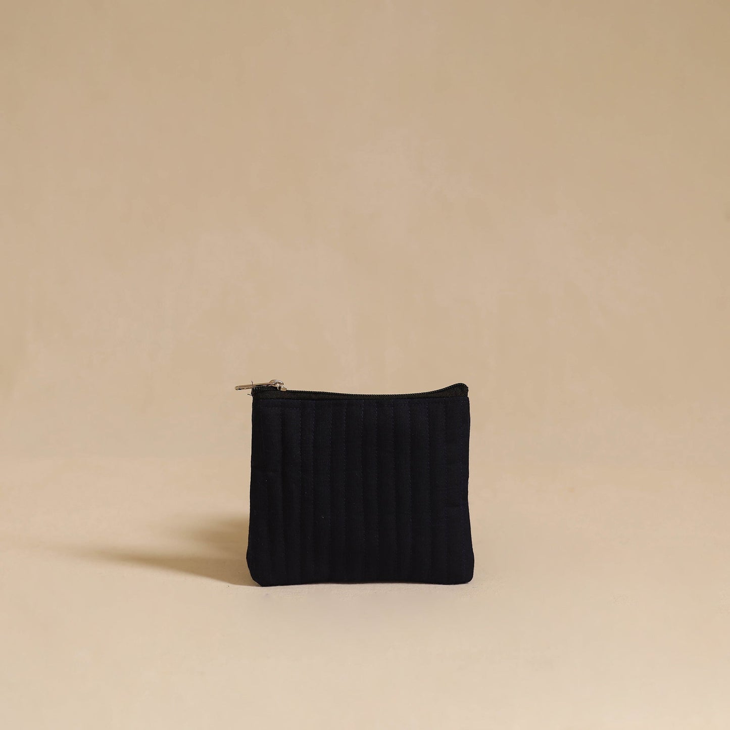 Black - handmade cotton multipurpose utility pouch (set