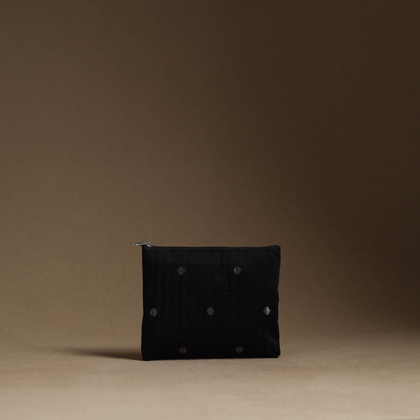 Black - handmade cotton multipurpose utility pouches (set