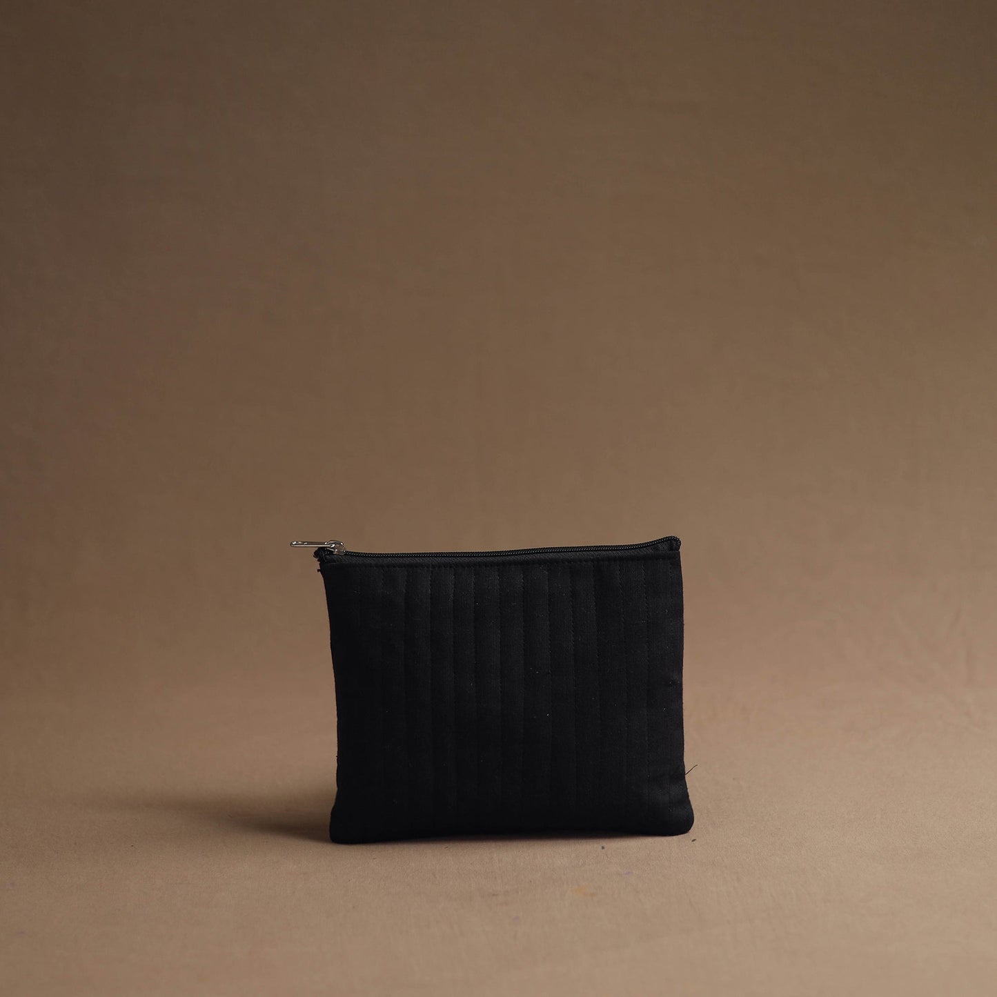 Black - handmade cotton multipurpose utility pouches (set