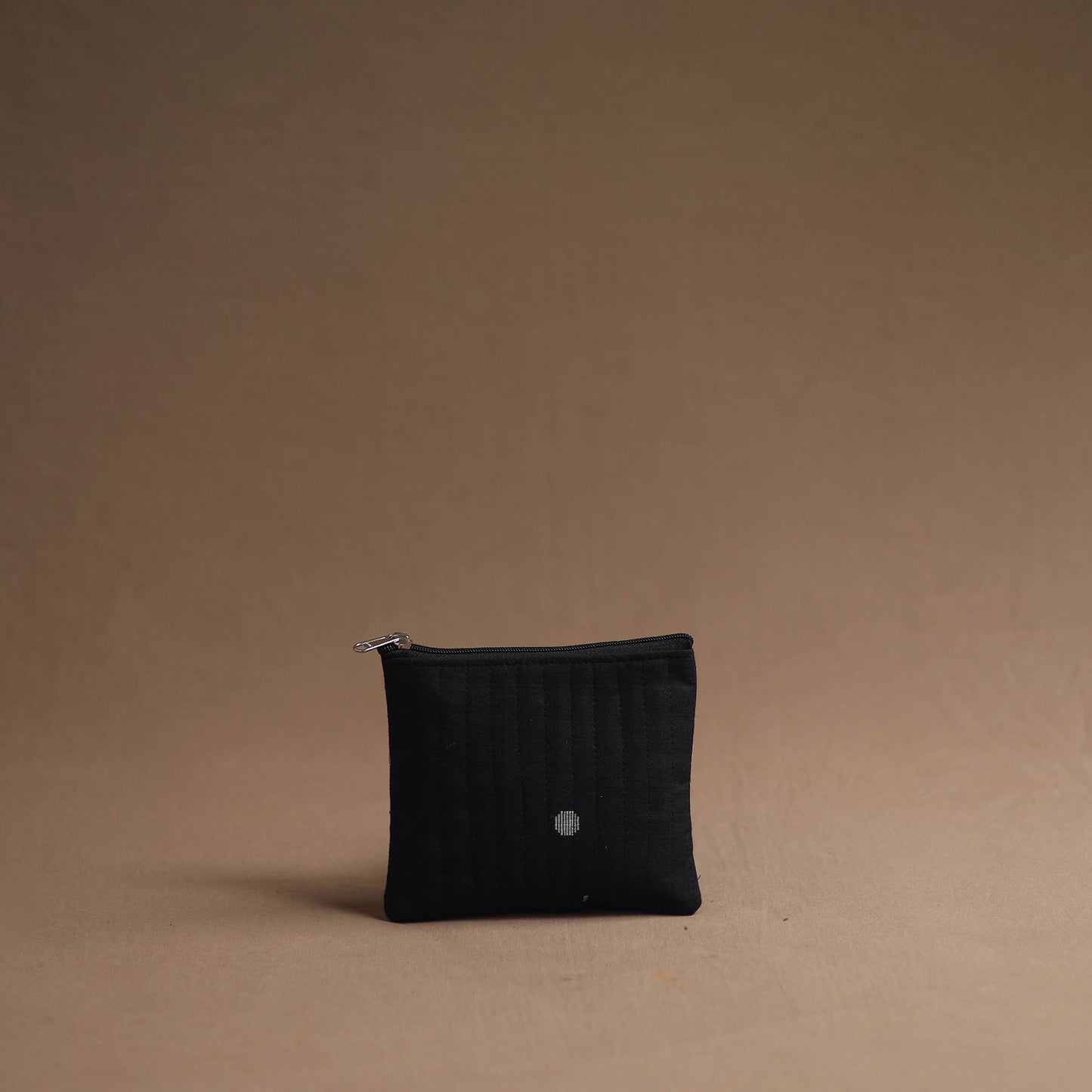 Black - handmade cotton multipurpose utility pouches (set