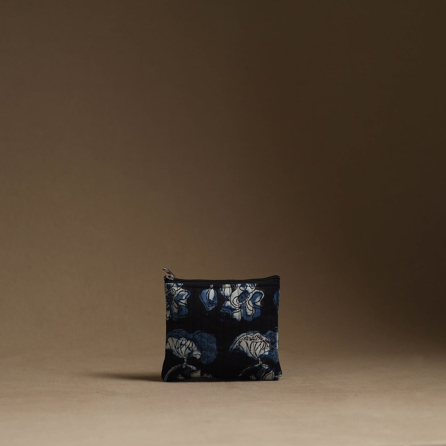 Black - handmade cotton multipurpose utility pouches (set