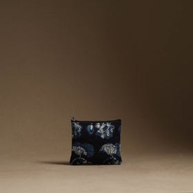 Black - handmade cotton multipurpose utility pouches (set