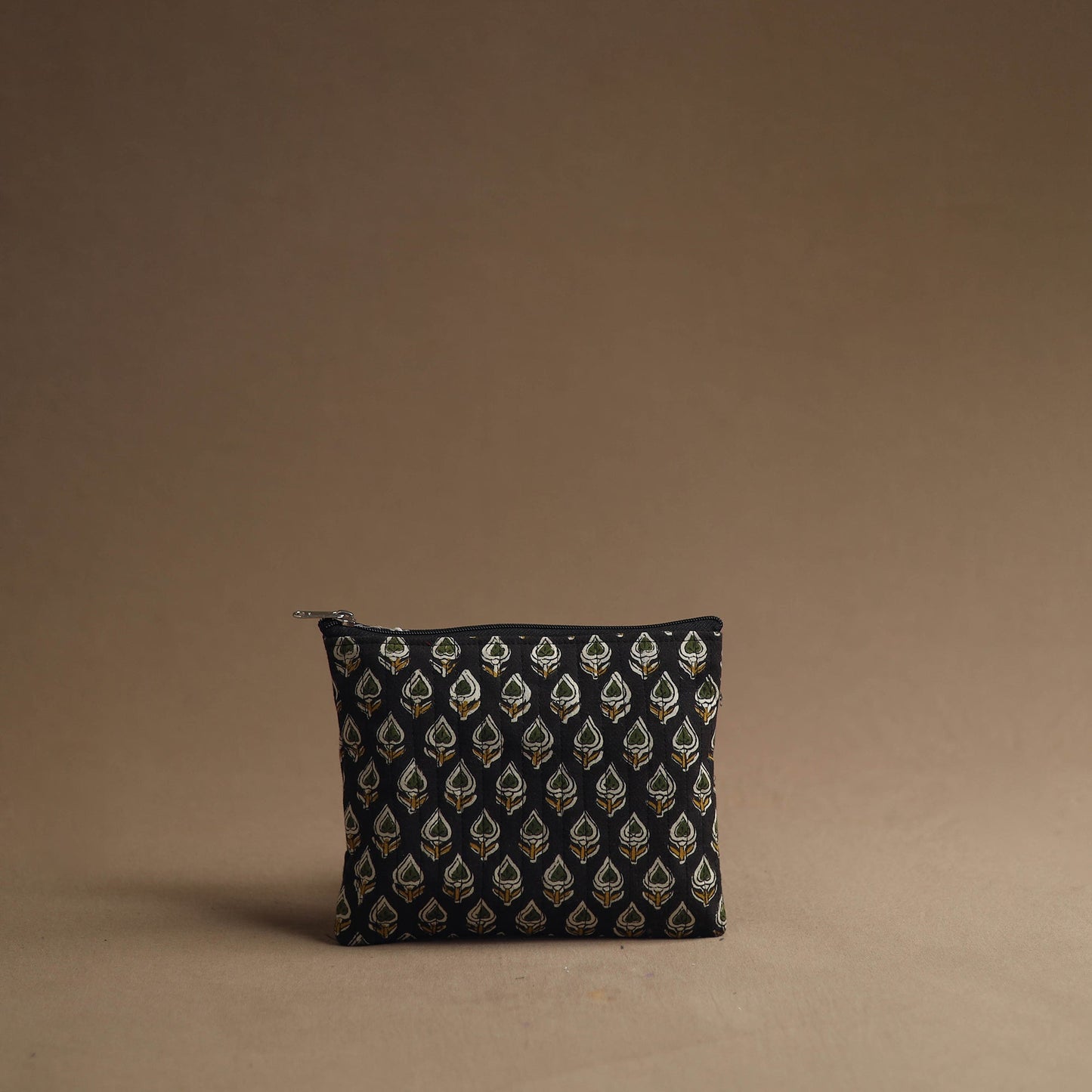 Black - handmade cotton multipurpose utility pouches (set