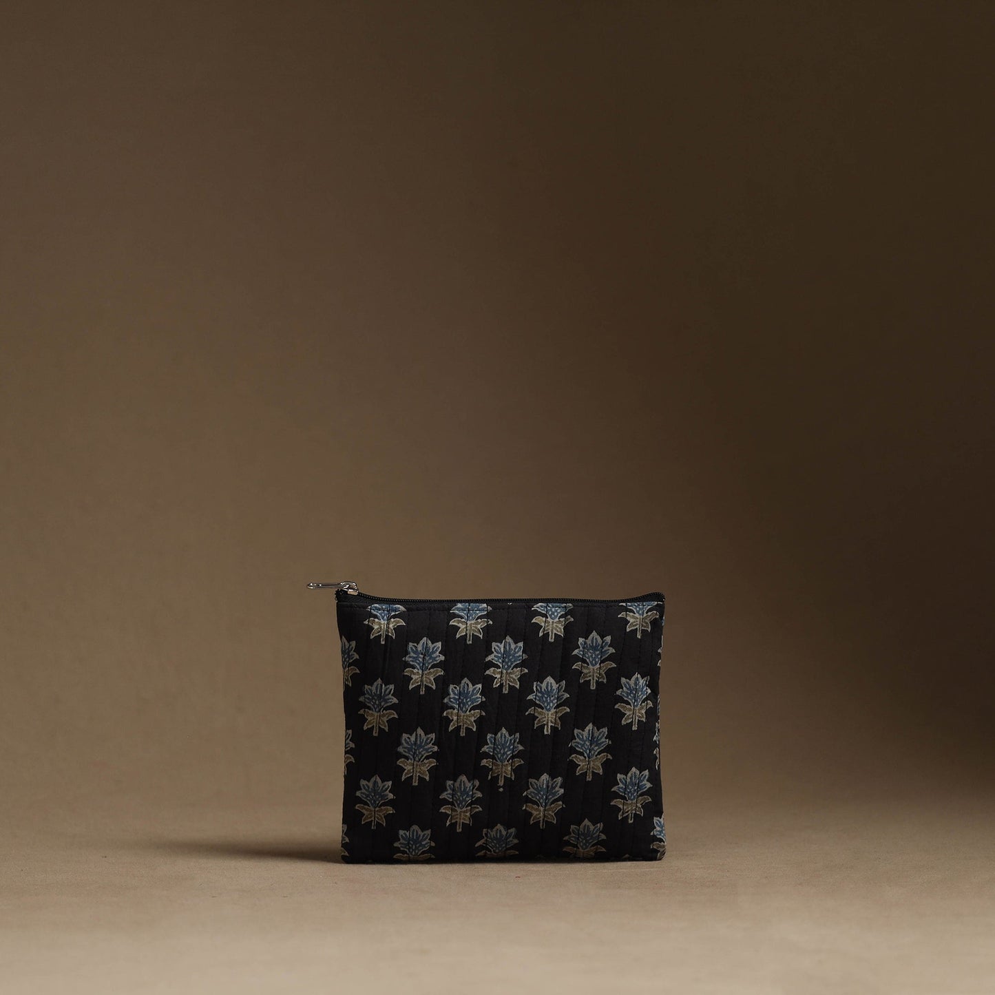 Black - handmade cotton multipurpose utility pouches (set