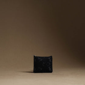 Black Handmade Cotton Multipurpose Utility Pouches (set of 3)