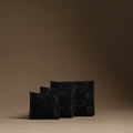 Black Handmade Cotton Multipurpose Utility Pouches (set of 3)