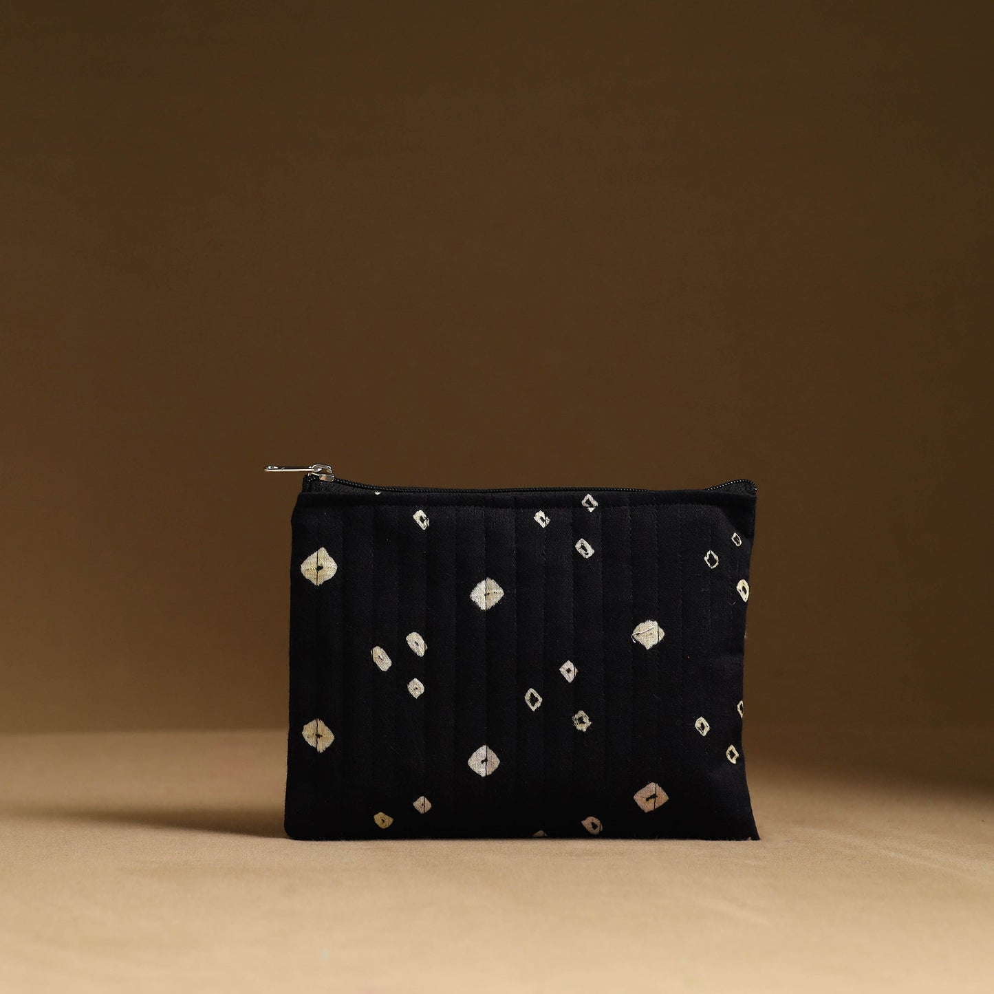 Black - handmade cotton multipurpose utility pouches (set