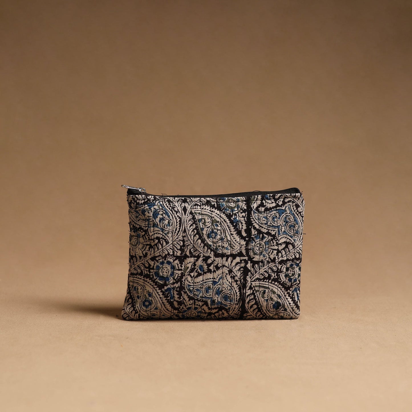 Black Handmade Cotton Multipurpose Utility Pouches (set of 3)