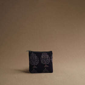 Black - handmade cotton multipurpose utility pouches (set