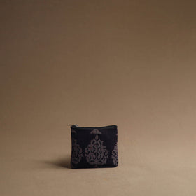 Black - handmade cotton multipurpose utility pouches (set