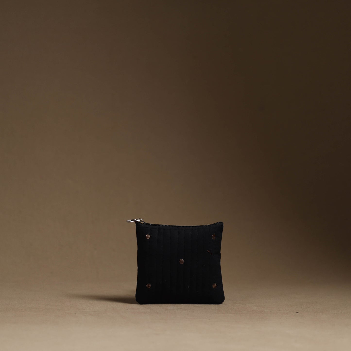 Black - handmade cotton multipurpose utility pouches (set