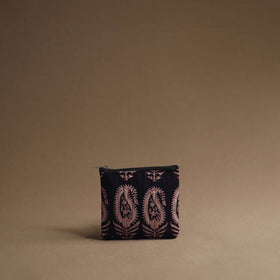 Black Handmade Cotton Multipurpose Utility Pouches (set of 3)