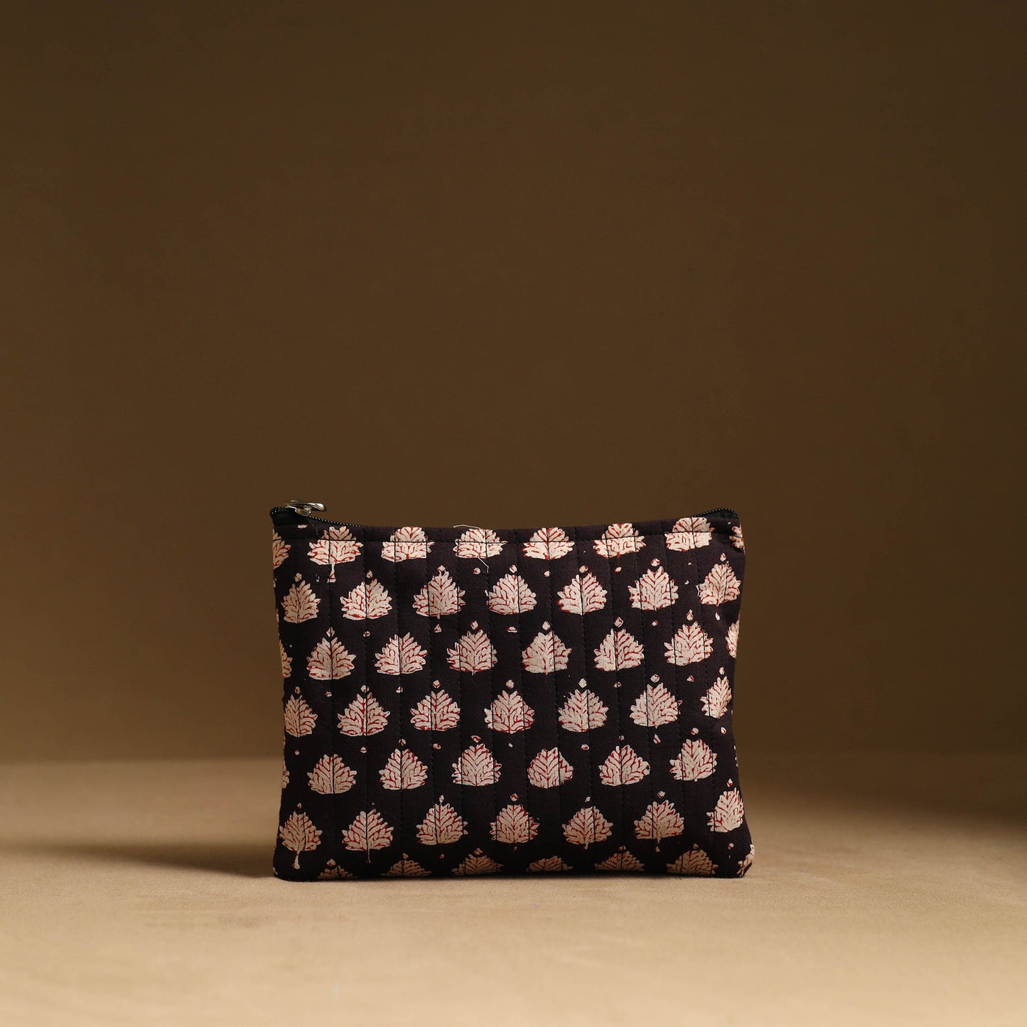 Black - handmade cotton multipurpose utility pouches (set