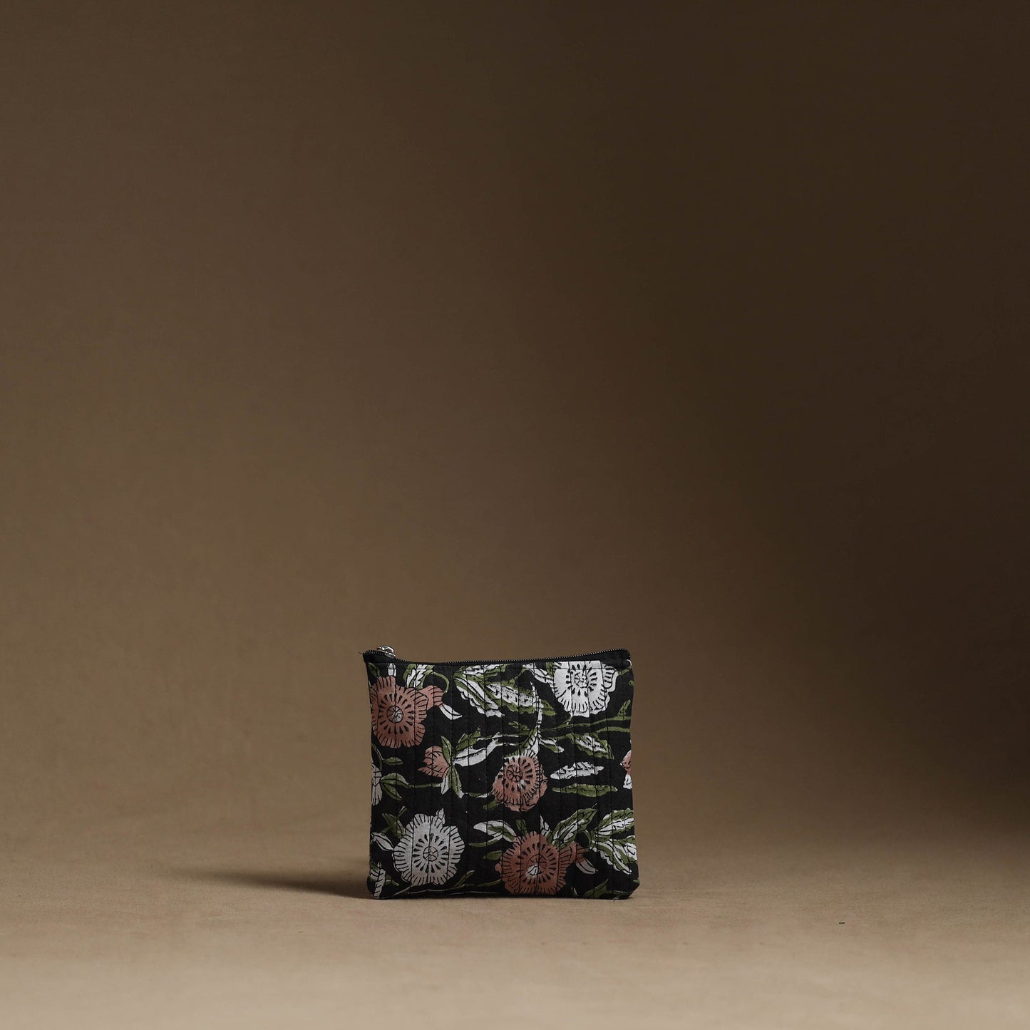 Black - handmade cotton multipurpose utility pouches (set