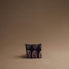 Black - handmade cotton multipurpose utility pouches (set