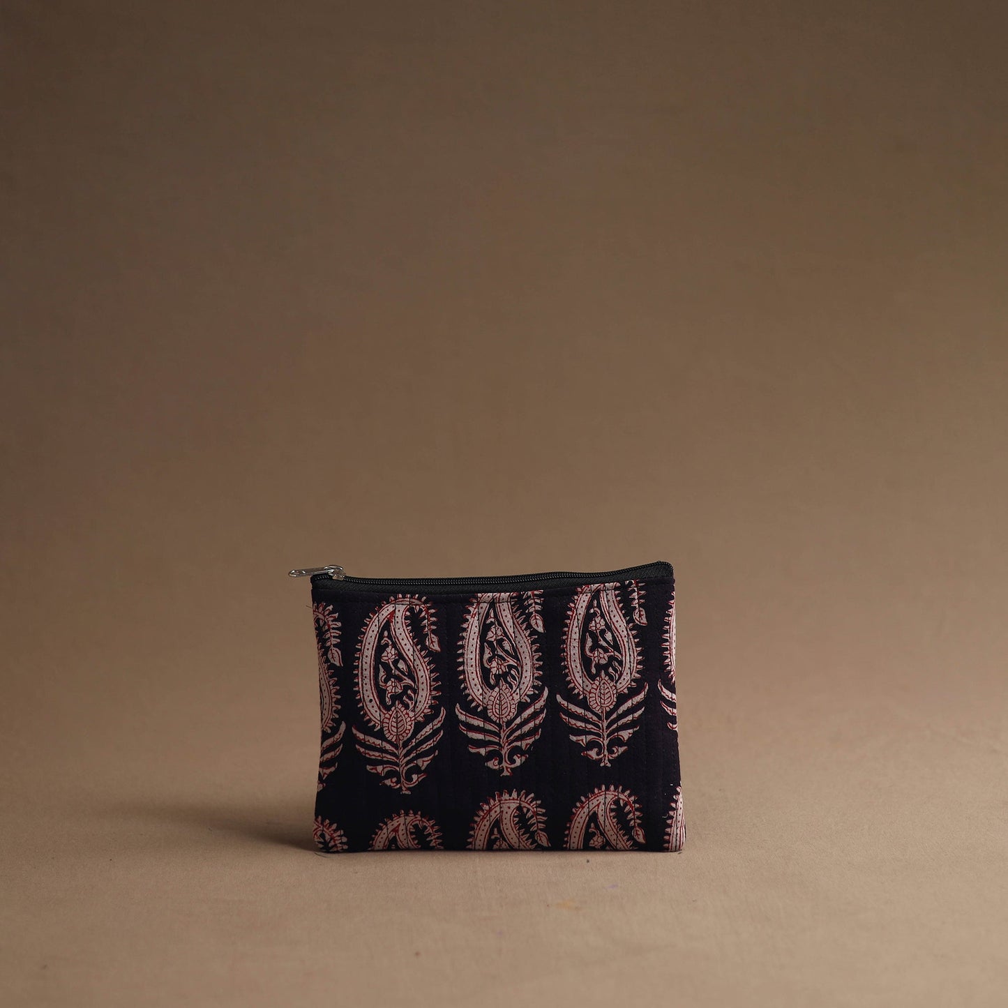 Black - handmade cotton multipurpose utility pouches (set