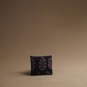 Black - handmade cotton multipurpose utility pouches (set