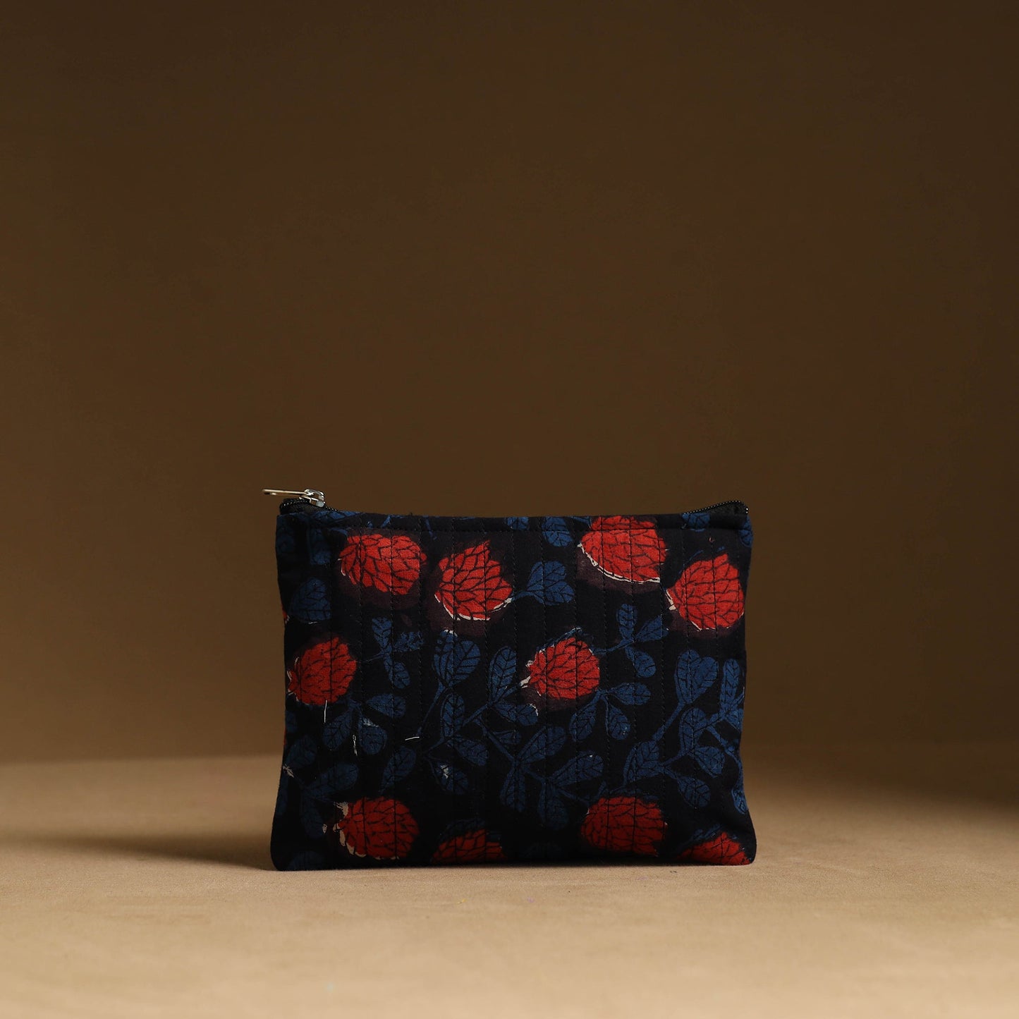 Black - handmade cotton multipurpose utility pouches (set