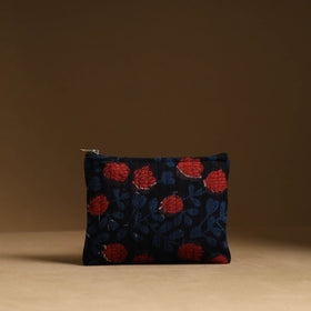 Black - handmade cotton multipurpose utility pouches (set