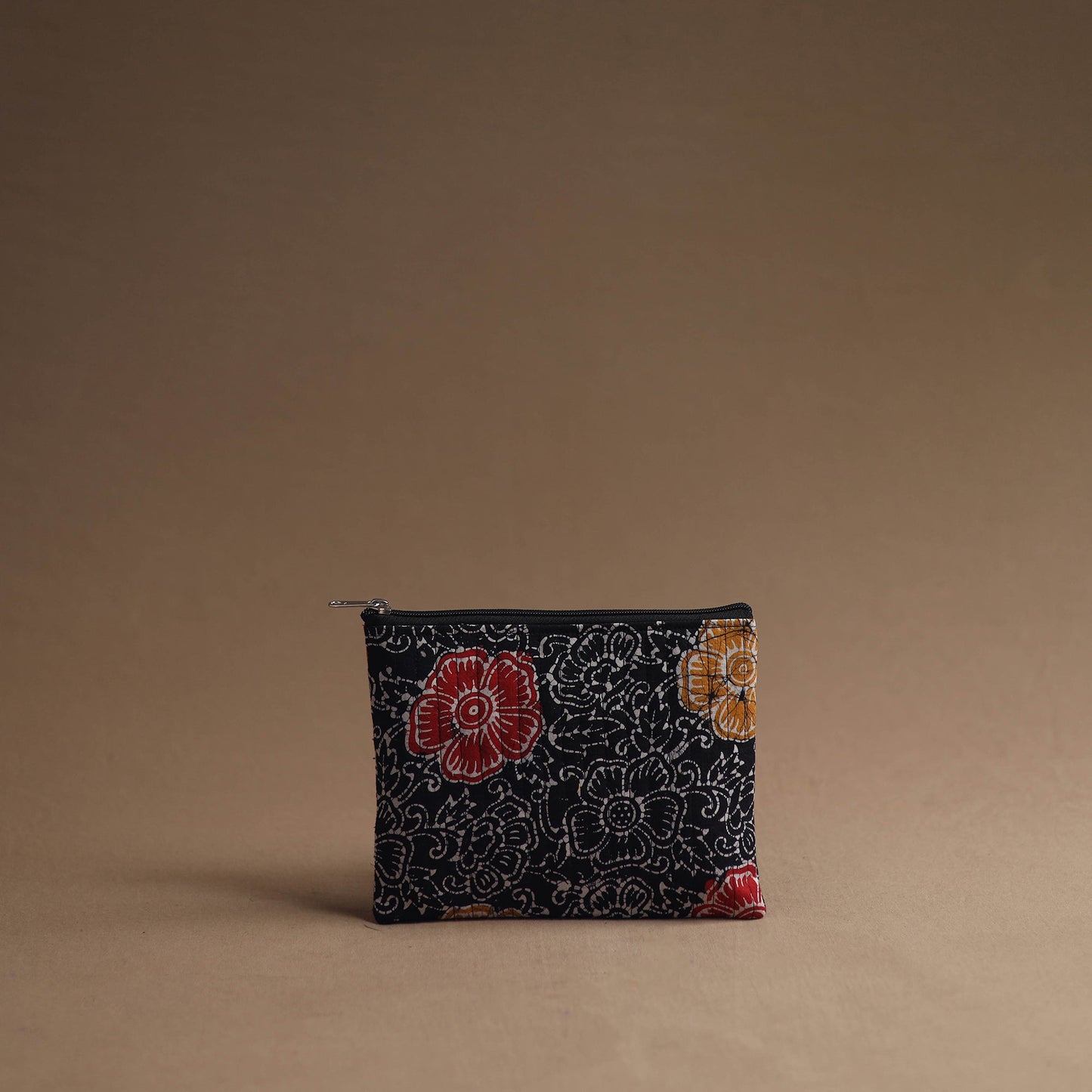 Black - handmade cotton multipurpose utility pouches (set