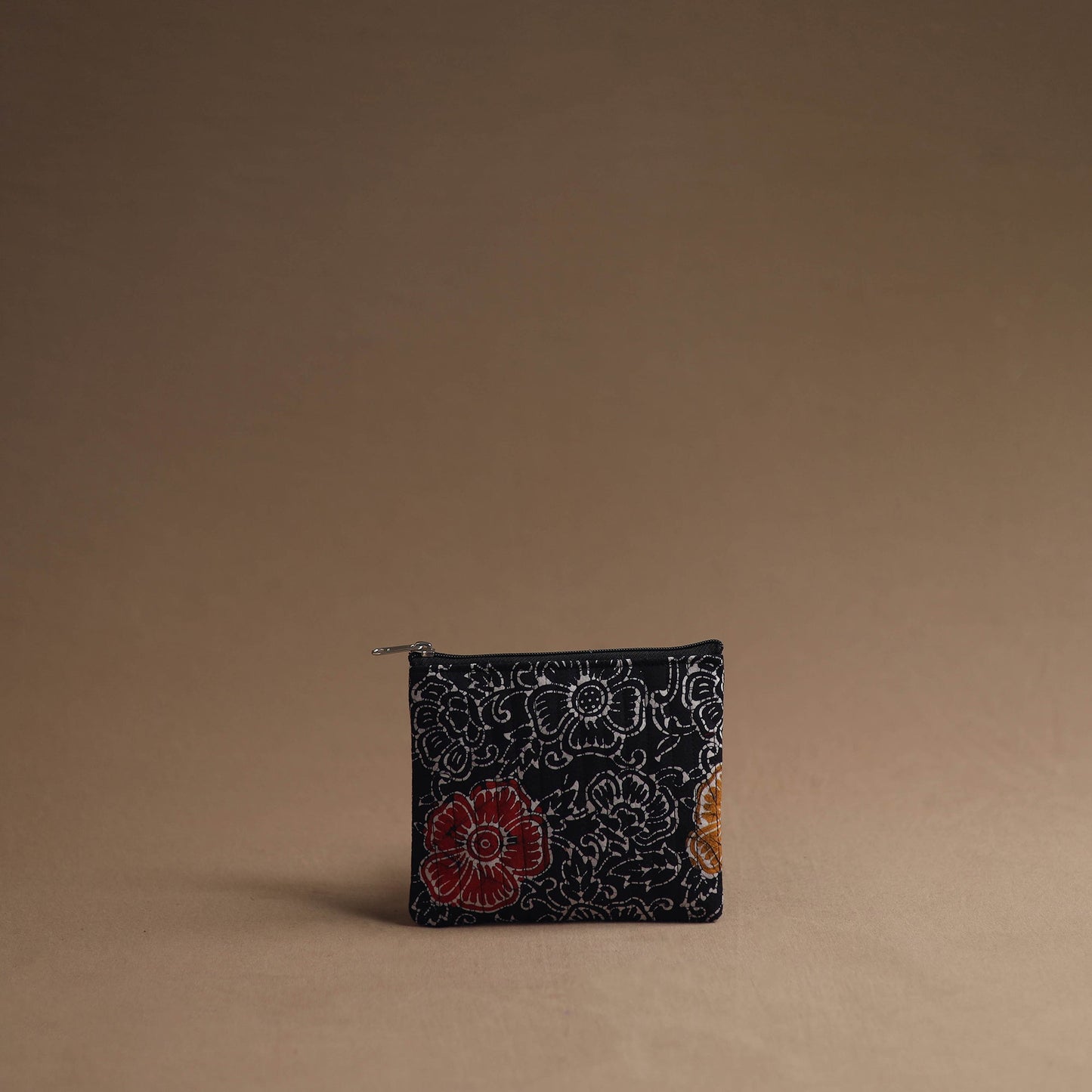 Black - handmade cotton multipurpose utility pouches (set