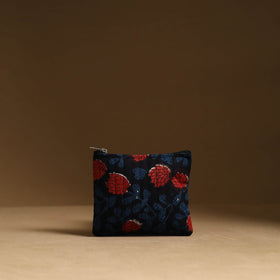 Black - handmade cotton multipurpose utility pouches (set