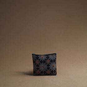 Black - handmade cotton multipurpose utility pouches (set