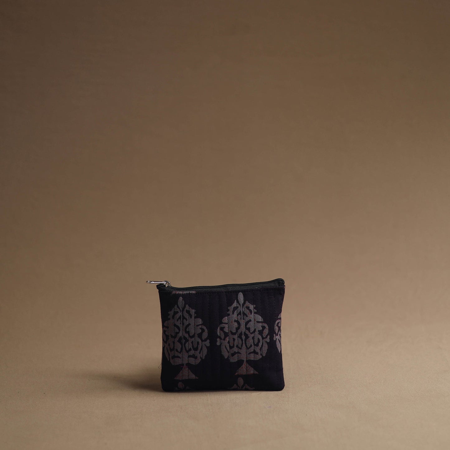 Black - handmade cotton multipurpose utility pouches (set