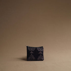 Black - handmade cotton multipurpose utility pouches (set