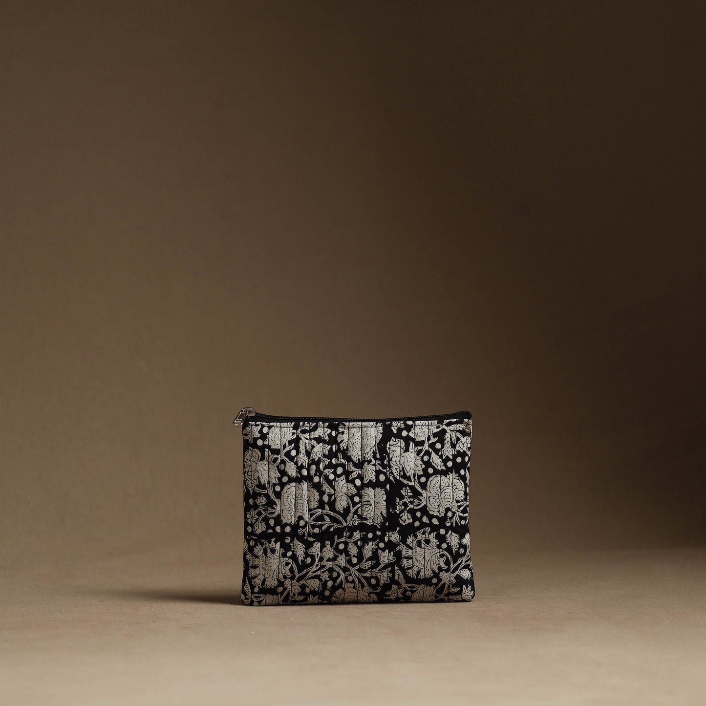 Black - handmade cotton multipurpose utility pouches (set