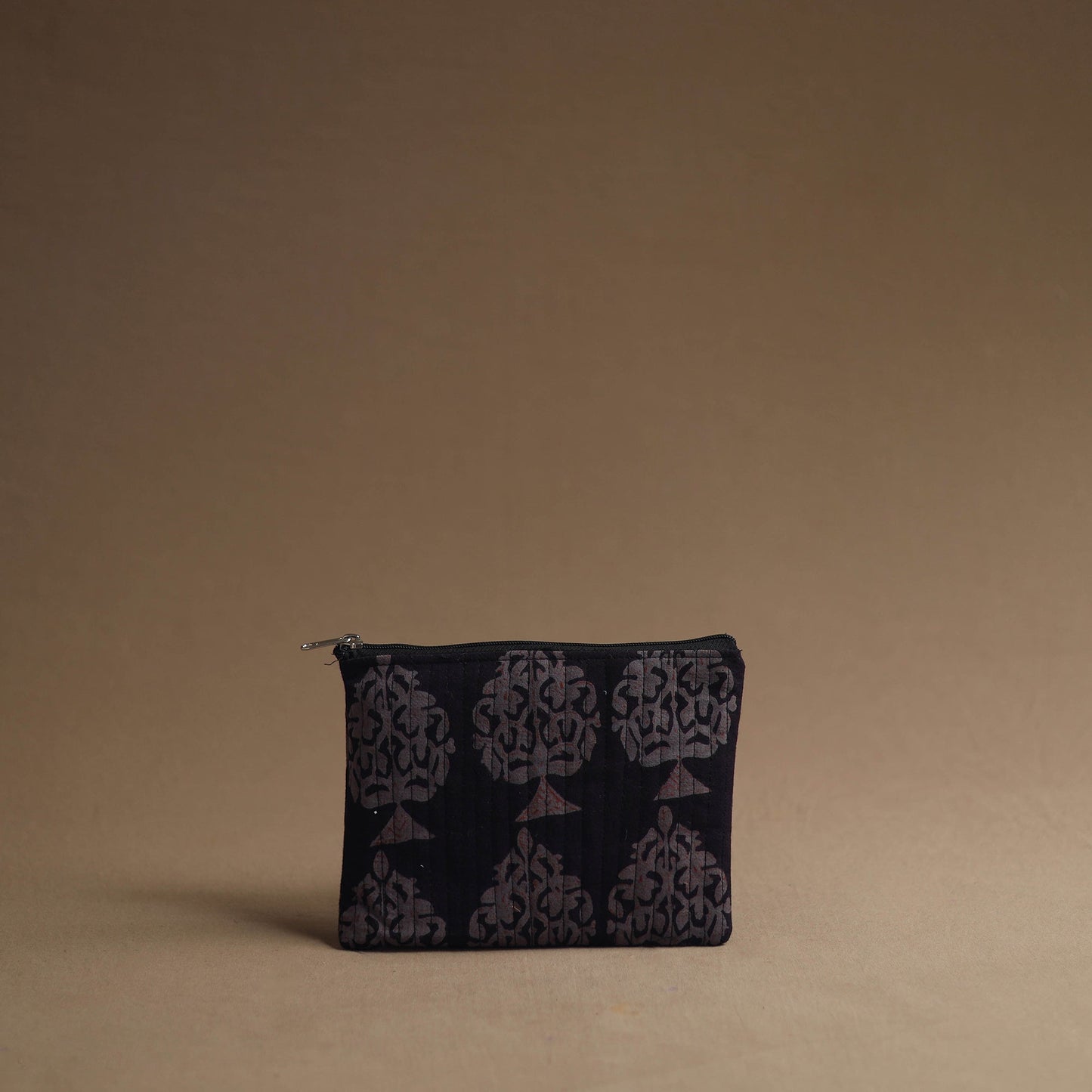 Black - handmade cotton multipurpose utility pouches (set