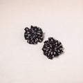 Black - handmade cotton rubber bands/scrunchies (set of 2)