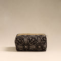 Black Handmade Cotton Toiletry Bag 
