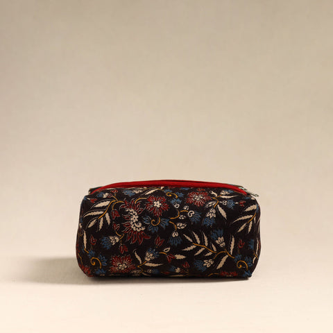  Black Handmade Cotton Toiletry Bag 