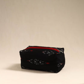  Black Handmade Cotton Toiletry Bag 