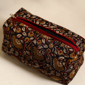  Black Handmade Cotton Toiletry Bags (Set of 3) 