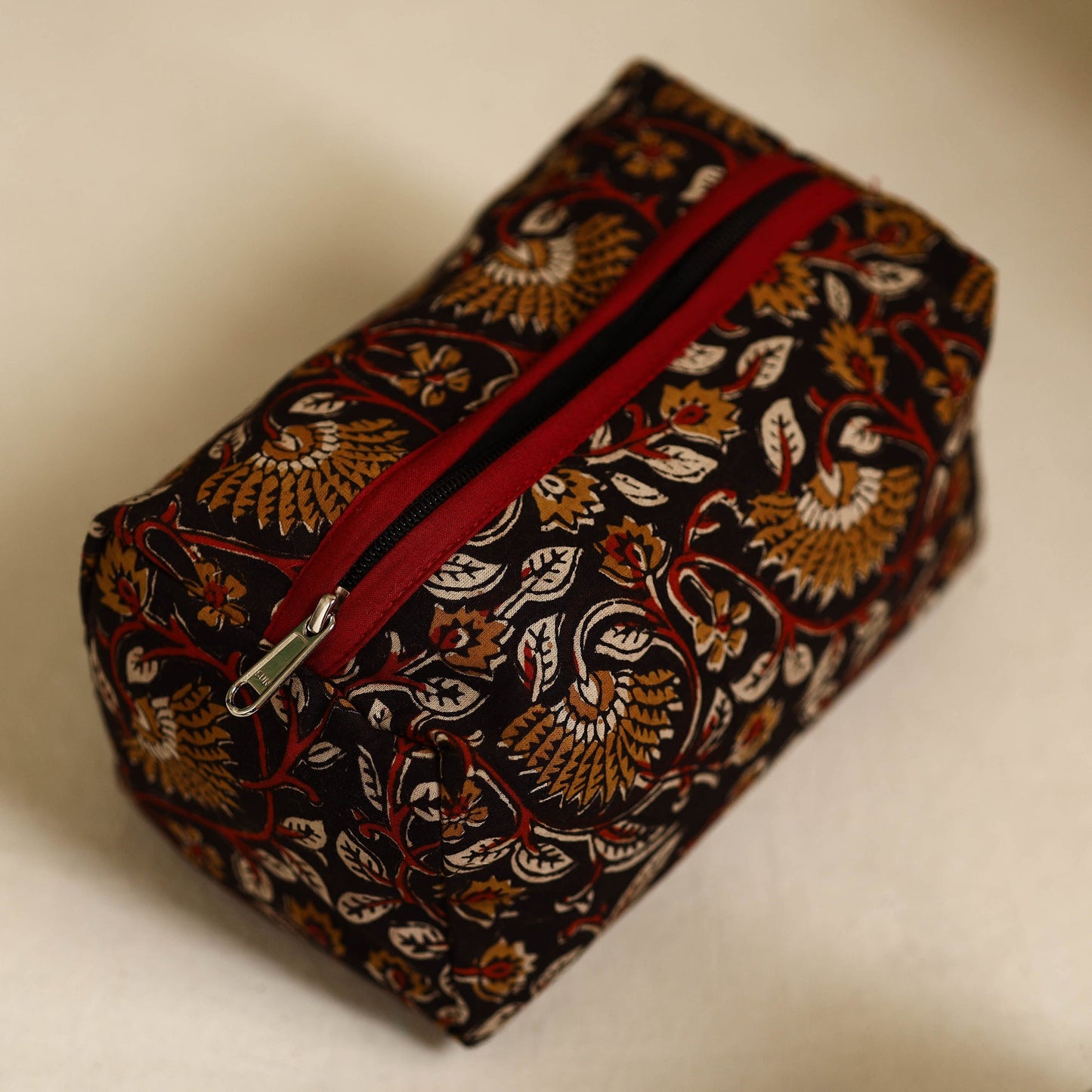  Black Handmade Cotton Toiletry Bags (Set of 3) 