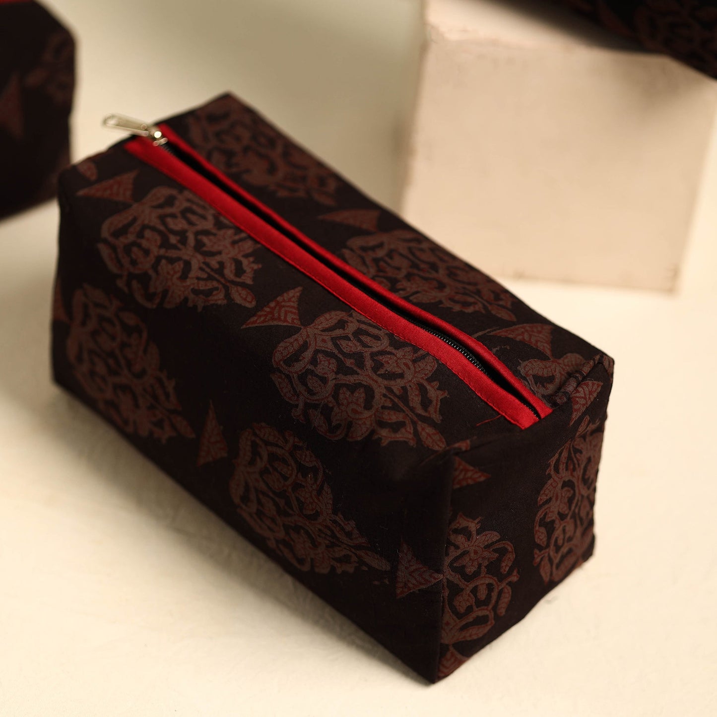  Handmade Cotton Toiletry Bags (Set of 3) 