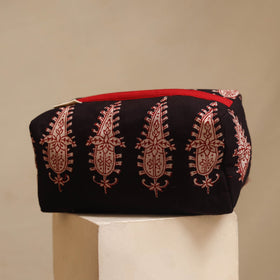 Black - handmade cotton toiletry bags (set of 3) 14