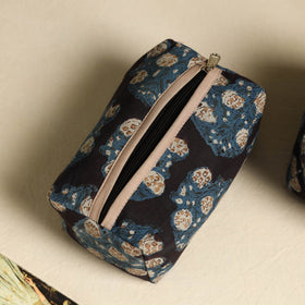  Black Handmade Cotton Toiletry Bags (Set of 3)