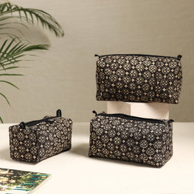  Handmade Cotton Toiletry Bags (Set of 3) 61 