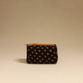 Black - handmade cotton toiletry pouch 08 - handcrafted