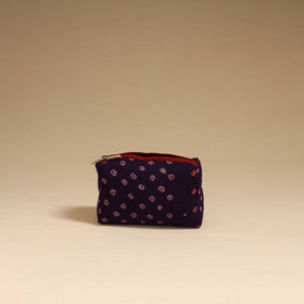 Black - handmade cotton toiletry pouch 18 - handcrafted