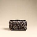  Black Handmade Cotton Toiletry Pouch 