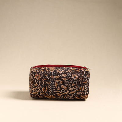  Black Handmade Cotton Toiletry Pouch 