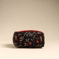  Black Handmade Cotton Toiletry Pouch 