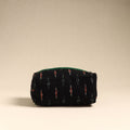  Black Handmade Cotton Toiletry Pouch 