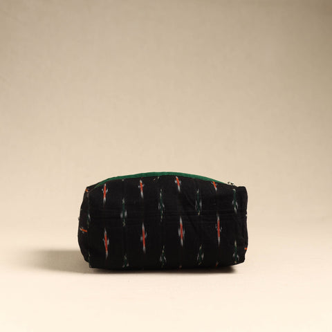  Black Handmade Cotton Toiletry Pouch 